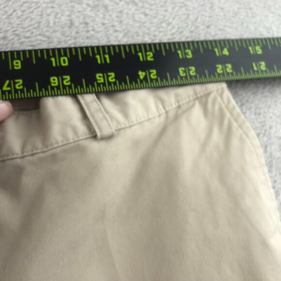 Eddie Bauer Womens Trouser Pants Size 6 Beige Cotton Straight-Leg Chino Casual - Picture 4 of 12